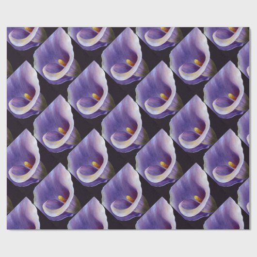 Lavender Calla Lily Geschenkpapier (Flach)
