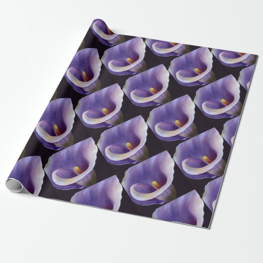Lavender Calla Lily Geschenkpapier (Ungerollt)