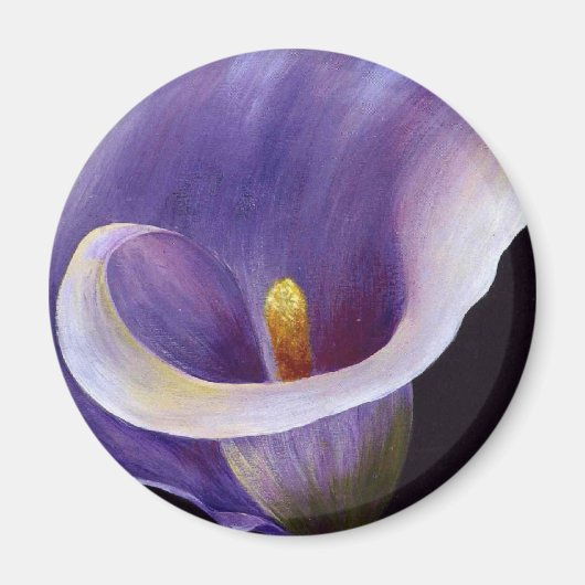 Lavender Calla Lily Magnet (Vorne)