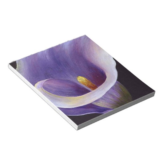 Lavender Calla Lily Notizblock (angewinkelt)