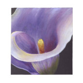 Lavender Calla Lily Notizblock (Vorderseite)