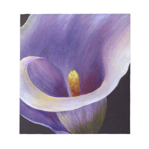 Lavender Calla Lily Notizblock