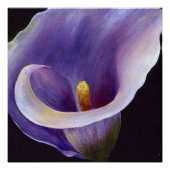 Lavender Calla Lily Poster (Vorderseite)