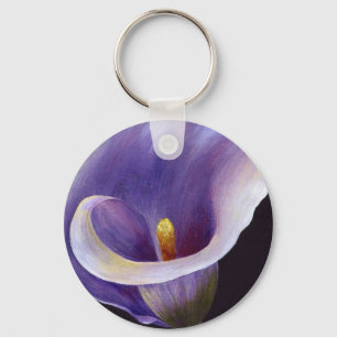 Lavender Calla Lily Schlüsselanhänger