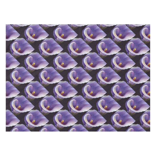 Lavender Calla Lily Tischdecke (Vorderseite (Horizontal))