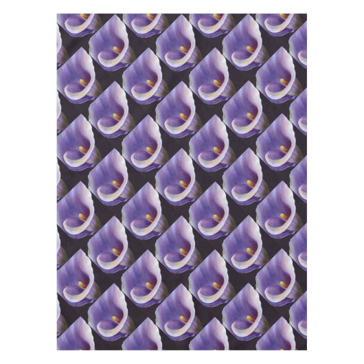 Lavender Calla Lily Tischdecke (Vorderseite)