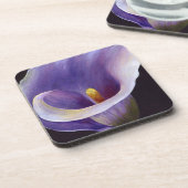 Lavender Calla Lily Untersetzer (Linke Seite)