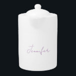 Lavender Calligraphy Elegant Schlichter Name<br><div class="desc">Dieses Produkt war sehr gut und ich Liebe,  wie einfach es ist für individuelles Design. Das Design war sehr einfach,  daher bin ich sehr zufrieden,  wenn ich kreiere.</div>