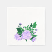 Lavender Camellias Serviette (Vorderseite)