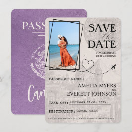 Lavender Cancun Pass Save the Date