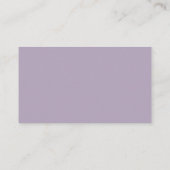 Lavender Castle QR-Code Hochzeitswebsite RSVP Begleitkarte (Rückseite)