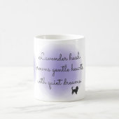 Lavender Cavalier King Charles Spaniel Eigenname Kaffeetasse (Mittel)