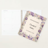 Lavender champagne floral wedding planer (Anzeige)