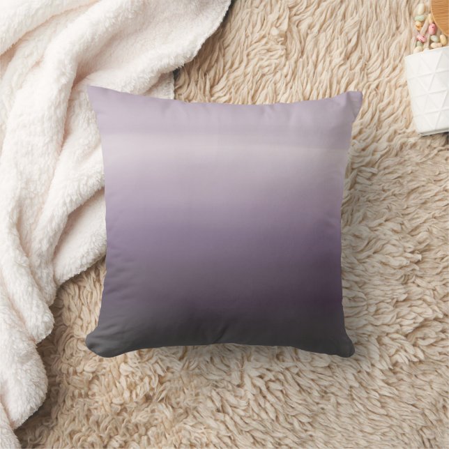 Lavender & Charcoal Gray AI Art Kissen (Decke)