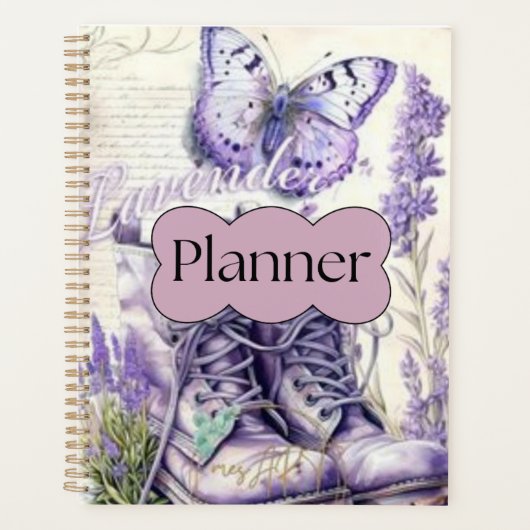 Lavender Charm Planner Planer (Vorderseite)