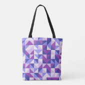 Lavender Chevrons Shuffle Tasche (Rückseite)