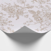 Lavender Chinoiserie-Geschenk Geschenkpapier (Ecke)