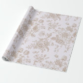 Lavender Chinoiserie-Geschenk Geschenkpapier (Ungerollt)