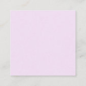 Lavender Classic Monogram QR UAWG Wedding Begleitkarte (Rückseite)