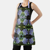 Lavender Clematis Blume Trellis Personalisiert Schürze (InSitu)