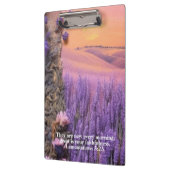 Lavender Clipboard Lamentations 3:23 Klemmbrett (Links)