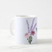 Lavender Coffee Tasse (Vorderseite Links)