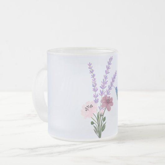 Lavender Coffee Tasse (Vorderseite Links)
