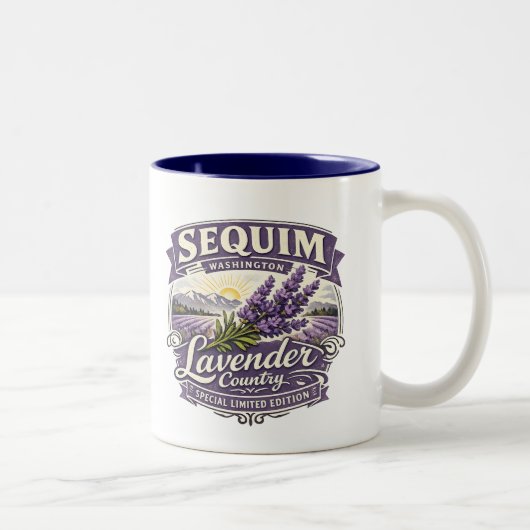 Lavender Country Mug | Farbige Innenseite Zweifarbige Tasse (Rechts)