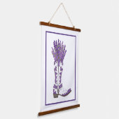 Lavender Cowboy Boot Wandteppich Mit Holzrahmen (Gewinkelt)