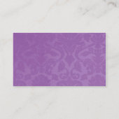 Lavender & Cream Wedding Website Business Cards Begleitkarte (Rückseite)