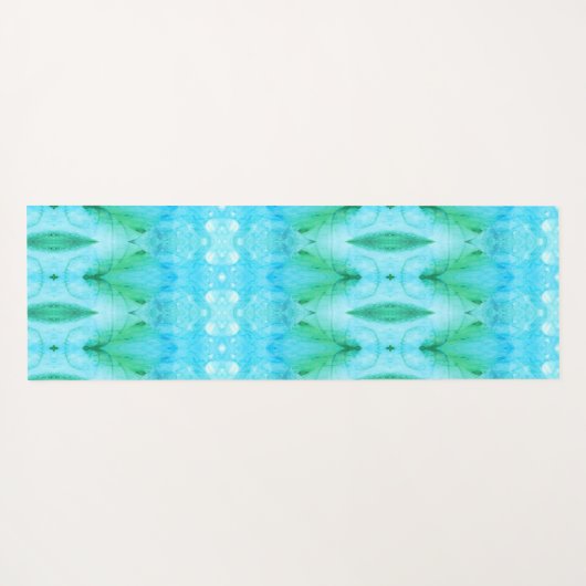 Lavender Crocus 2 x GL Ikat  Yogamatte (Rückseite (Horizontal))