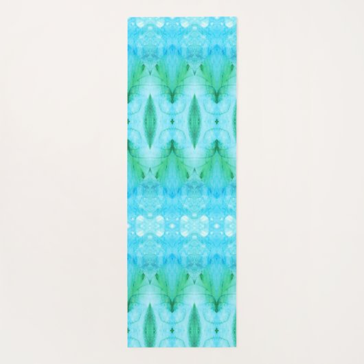 Lavender Crocus 2 x GL Ikat Yogamatte (Rückseite)