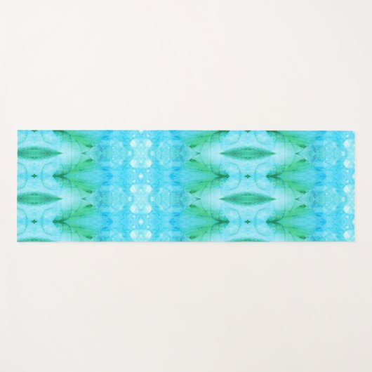 Lavender Crocus 2 x GL Ikat  Yogamatte (Vorderseite (Horizontal))