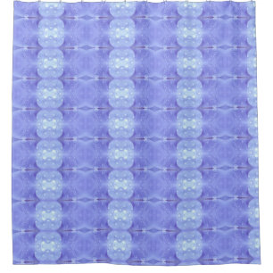 Lavender Crocus 3 Ikat Duschvorhang