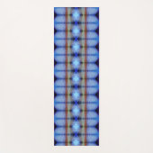 Lavender Crocus Ikat 5 Recoleta Yogamatte (Vorderseite)