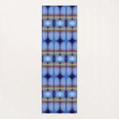 Lavender Crocus Ikat 5 Recoleta Yogamatte (Rückseite)