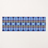 Lavender Crocus Ikat 5 Recoleta Yogamatte (Vorderseite (Horizontal))