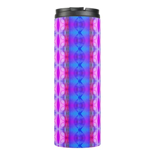 Lavender Crocus Ikat 6 Miami Thermosbecher (Rückseite)