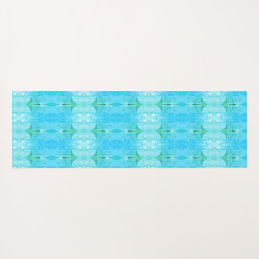 Lavender Crocus x GL 3 Ikat  Yogamatte (Rückseite (Horizontal))