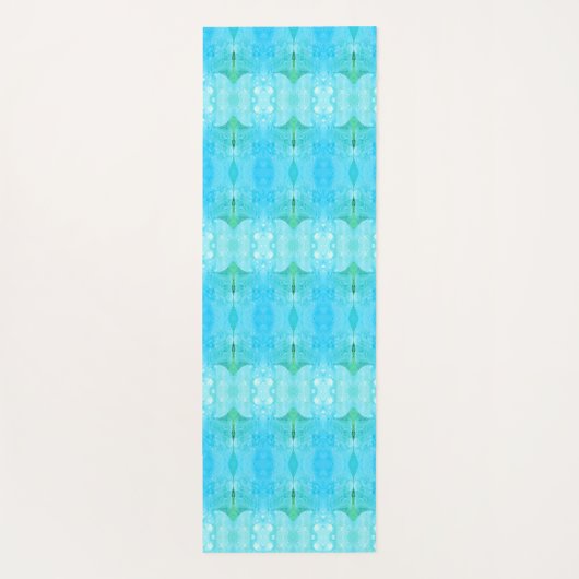 Lavender Crocus x GL 3 Ikat  Yogamatte (Rückseite)