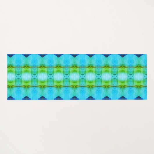 Lavender Crocus x GL Ikat 5 Yogamatte (Rückseite (Horizontal))