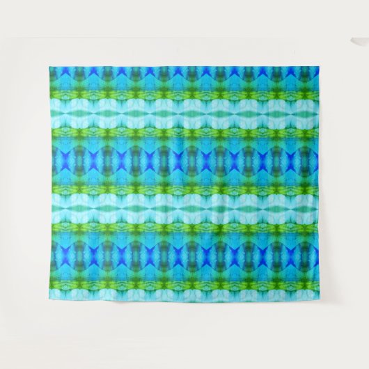 Lavender Crocus X GL Ikat 6 Wandteppich (Vorderseite (Horizontal))