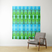 Lavender Crocus X GL Ikat Wandteppich (Beispiel)