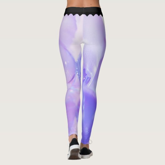 Lavender Crystal Glow Leggings (Rückseite)