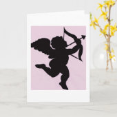 LAVENDER CUPIDO KARTE (Gelbe Blume)