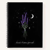 Lavender Custom Dream Journal-Notebook Notizblock (Vorderseite)