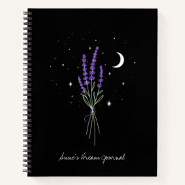 Lavender Custom Dream Journal-Notebook Notizblock