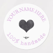 Lavender | Custom logo waterproof food labels Etiketten (Design 2)