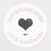 Lavender | Custom logo waterproof food labels Etiketten (Design 1)