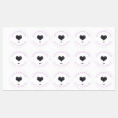 Lavender | Custom logo waterproof food labels Etiketten (Blatt)